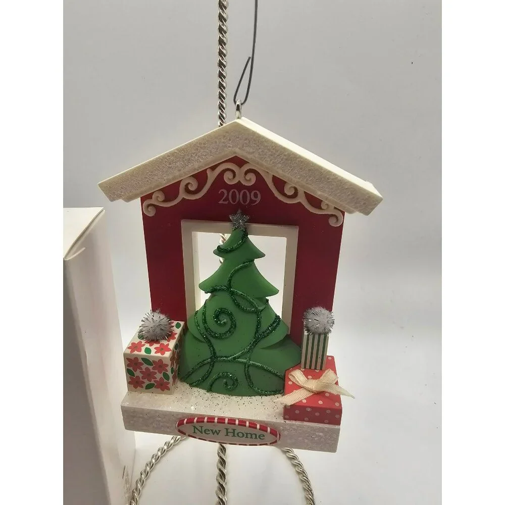 Hallmark Keepsake Christmas Ornament New‎ Home Dated 2009 Tree Presents 3x3.75